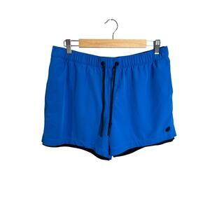 Everyday Sunday Blue Swim Trunks 4" Large